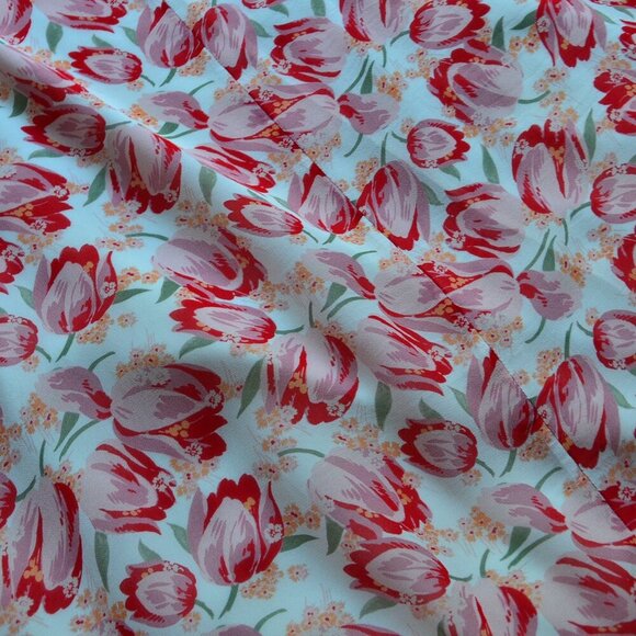 & Other Stories Flutter Sleeve Wrap Midi Dress EUR 44 fits XL US - Picture 12 of 15